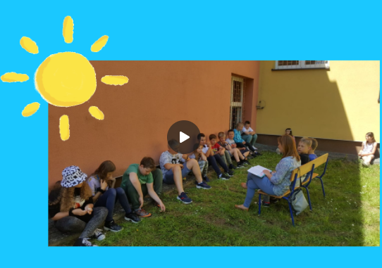 lekcja języka polskiego pod chmurką