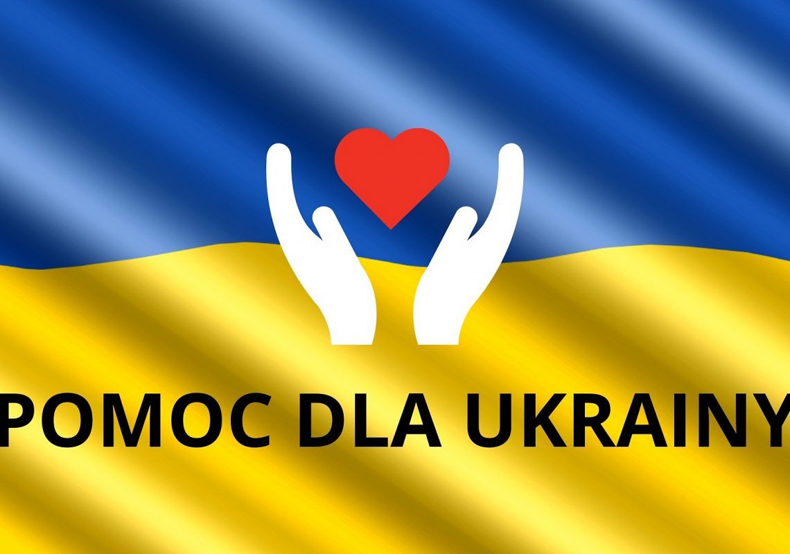 plakat pomoc dla Ukrainy