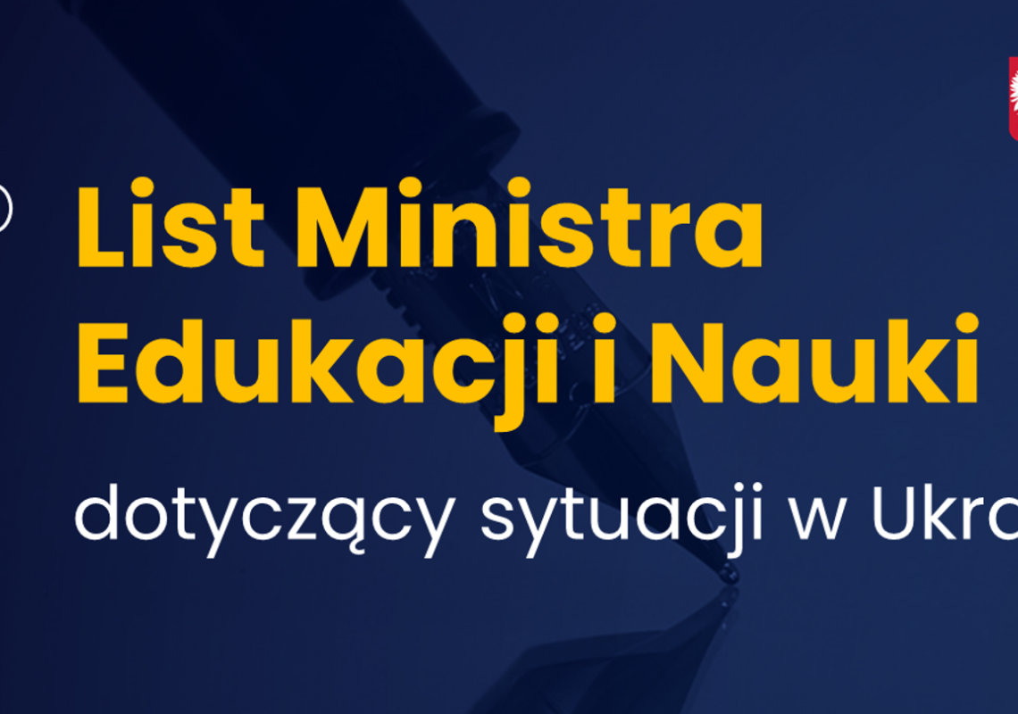 List ministra edukacji