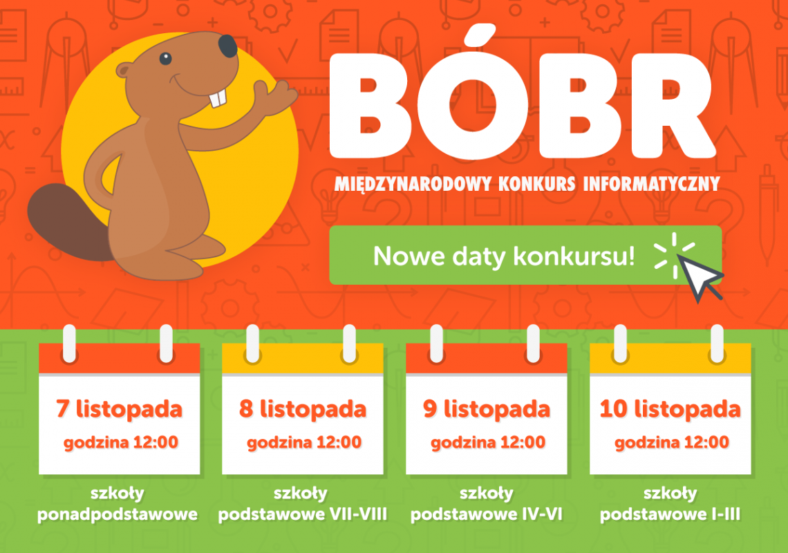 harmonogram konkursu Bóbr