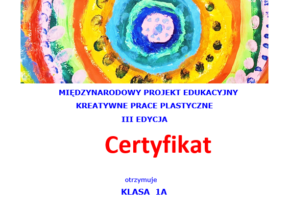 certyfikat