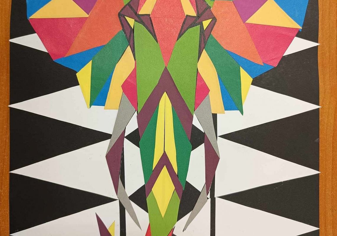 Praca Agaty z kl. 4a "Świat trójkątów"