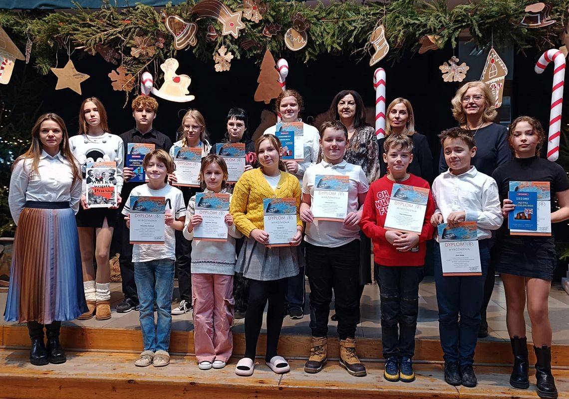 nagrodzeni w konkursie z j.angielskiego