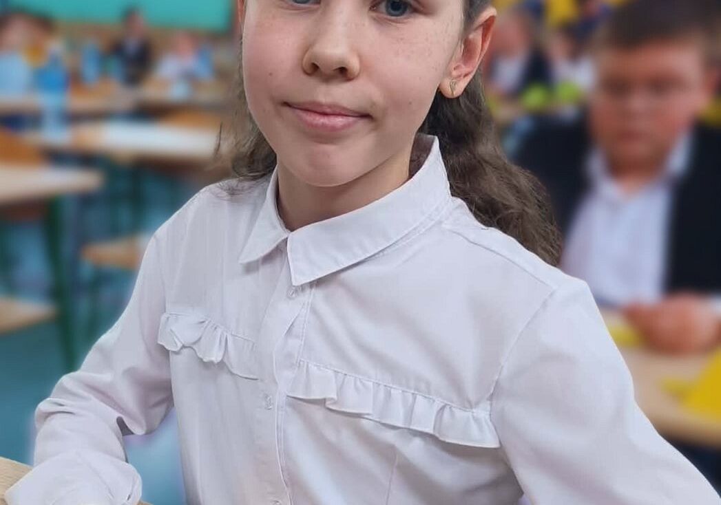 Hania podczas konkursu