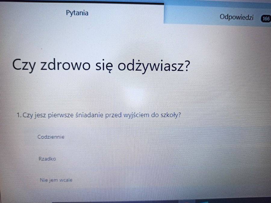  Grafika #0: Ankieta "Czy zdrowo się odżywiasz"