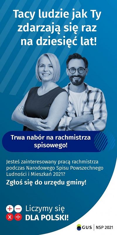  Grafika #0: Nabór kandydatów na rachmistrza NSP 2021