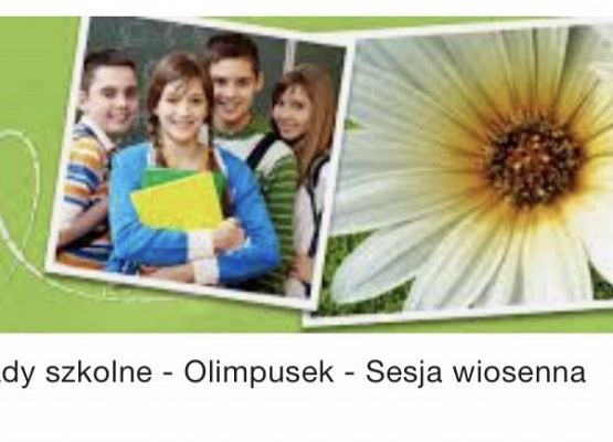 Olimpus - Olimpiada szkolna - sesja wiosenna grafika
