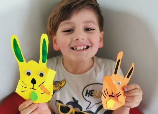 Zajączki wielkanocne grafika