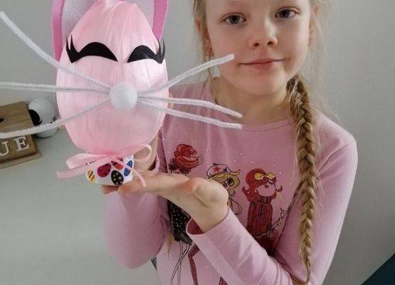 Pisanka - zając grafika