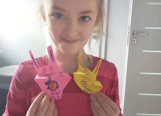 Zajączki wielkanocne grafika