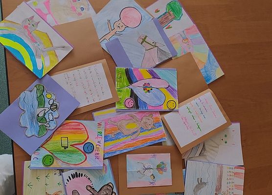 Kartka na dzień dziecka kl. 1,2,3