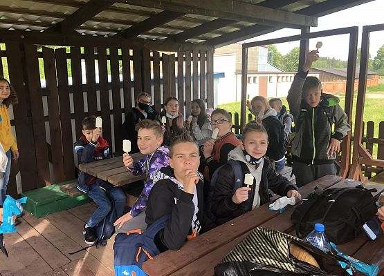 Uczniowie klasy 6c w Obliwicach