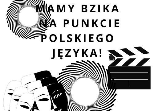 logo projektu "Mamy bzika na punkcie języka polskiego"