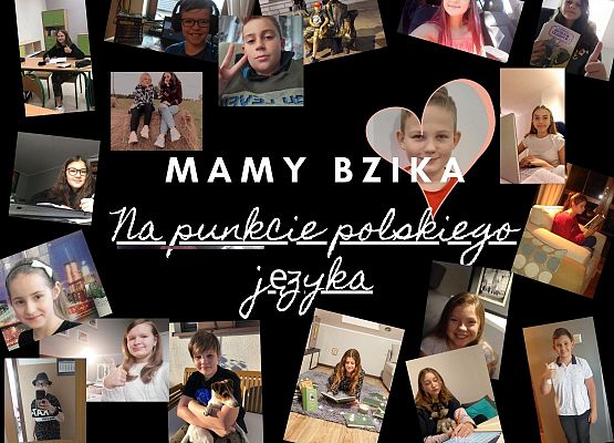 logo projektu z języka polskiego i uczestnicy