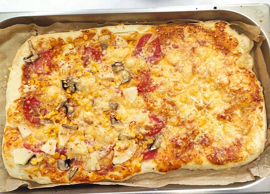 Grafika 13: „Czas na zdrową pizzę”