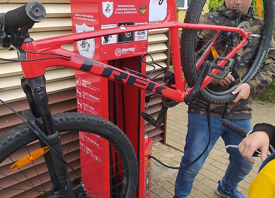 rower na stojaku