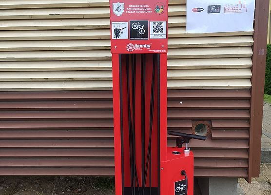 samoobsługowa stacja rowerowa