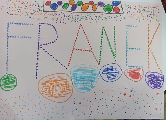 imię Franek wykropkowane