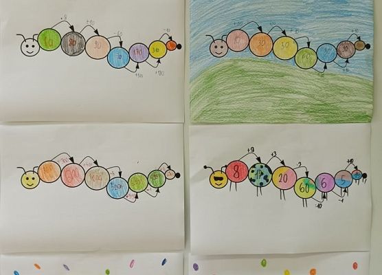 prace klasy 4a wykonane na kółku matematycznym