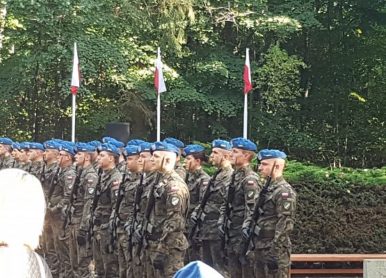 Żołnierze z jednostki wojskowej w Lęborku