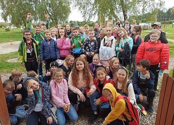 klasa 4a i 4b podczas wycieczki