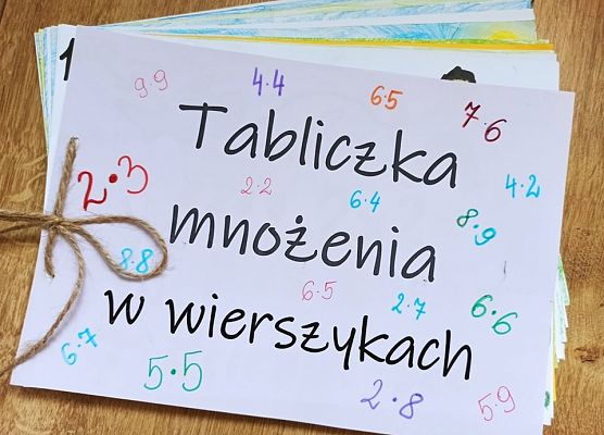 Tabliczka mnożenia w wierszykach