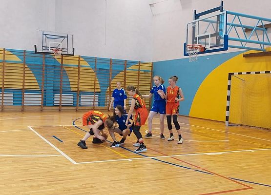 nasze koszykarki podczas meczu - walczymy o medal