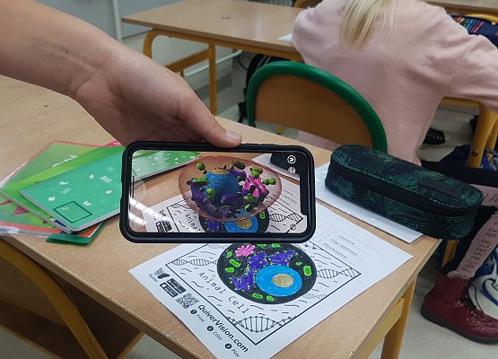 model komórki w aplikacji Quiver