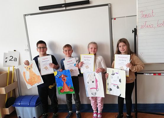 Klasa 2a również zdobyła nagrody i wyróżnienia