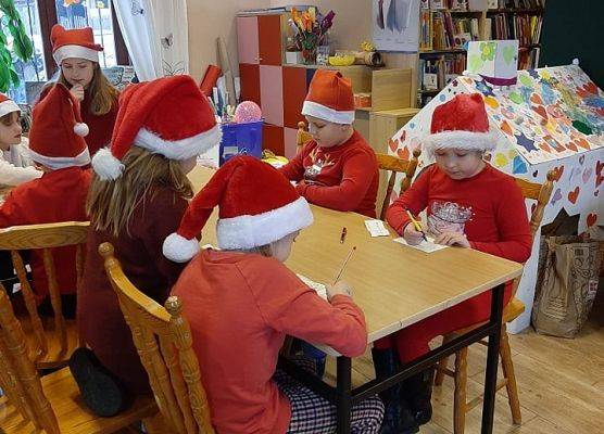 Mikołajowa lekcja czytelnicza, K. Lewandowska, M. Kendyś, kl. II a