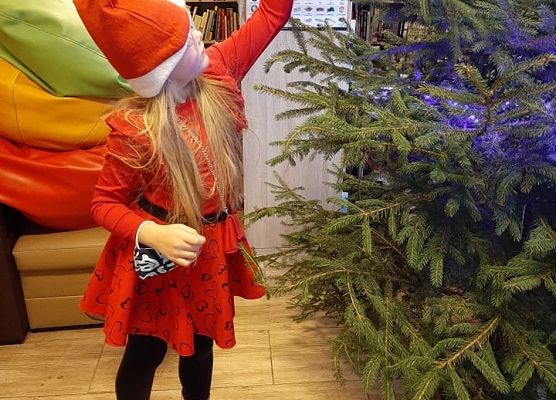 Mikołajowa lekcja czytelnicza,A. Pilarska, kl. II a