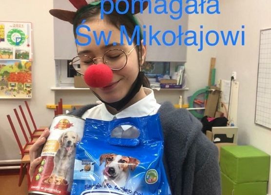 Magda pomocnik Świętego Mikołaja