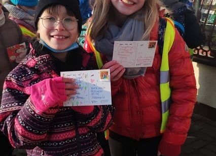 Idą święta nie o SMS-ie lecz o kartce pamiętaj,H. Jaroń, kl. 2b