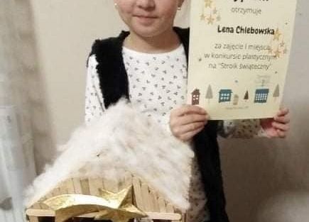 Gminny Konkurs na Kartkę lub Stroik świąteczny, L. Chlebowska, kl. 2b