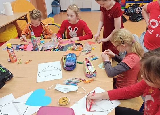 Walentynki, M. Hinz, klasa II b