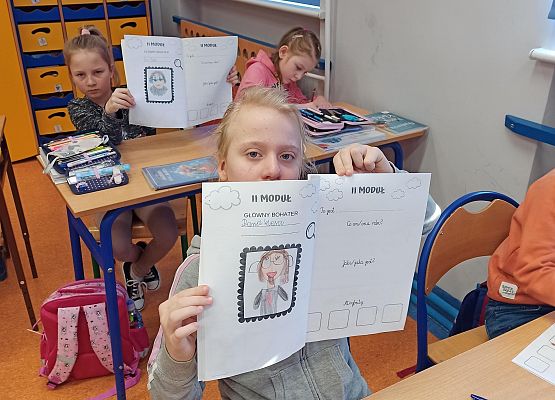 Portret Pana Kleksa - 2b Maja Przygocka, Lena Chlebowska, Zosia Leszkowska.