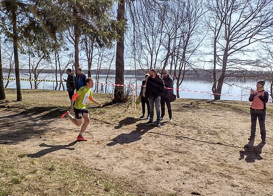 Konrad podczas biegu