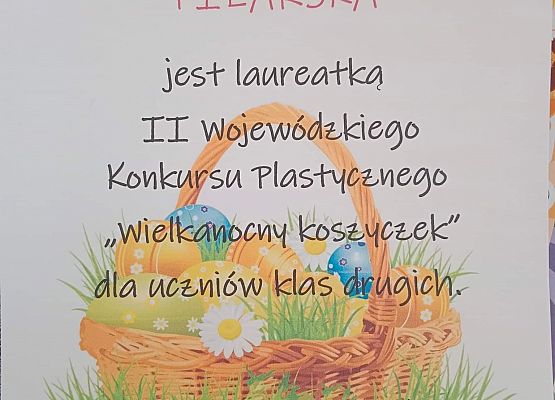 Wielkanocny koszyczek, Agata Pilarska, klasa 2a