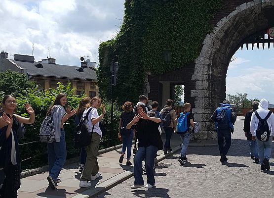 Weronika wejście na Wawel