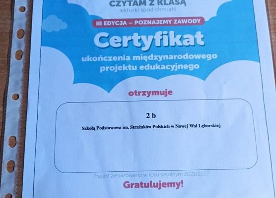 certyfikat klasy 2
