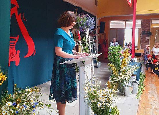 wystąpienie Pani Dyrektor Grażyny Wójcik