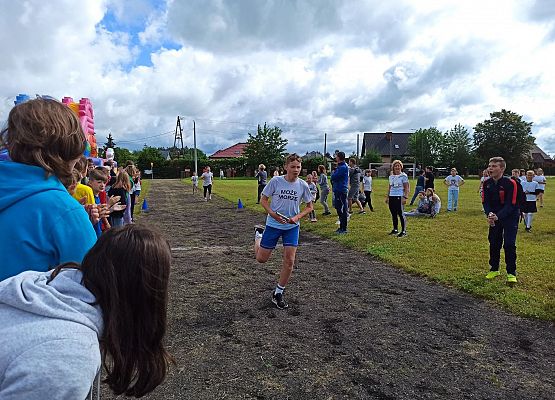 Konrad podczas sztafety