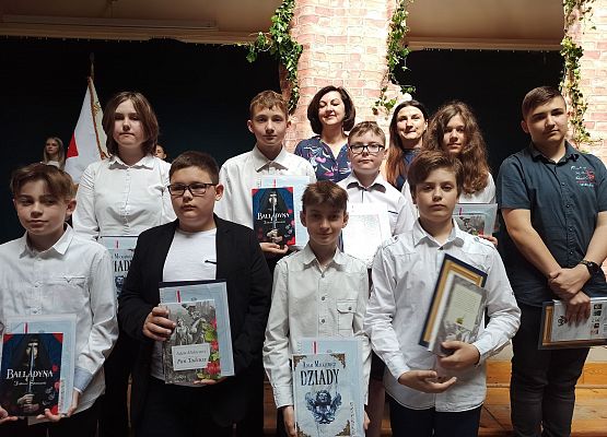 uczniowie wyróżnieni w klasie 7c