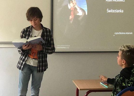 Franek czyta ŚWITEZIANKĘ