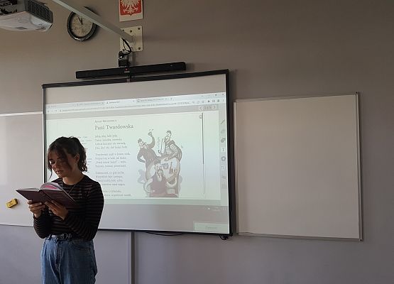 Zosia czyta balladę