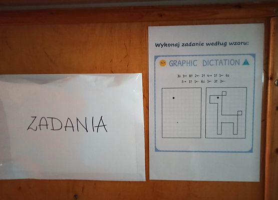 koperta z zadaniami do kodowania podczas przerwy