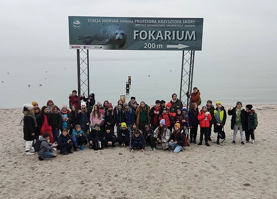 zdjęcie grupowe wycieczka klas 5