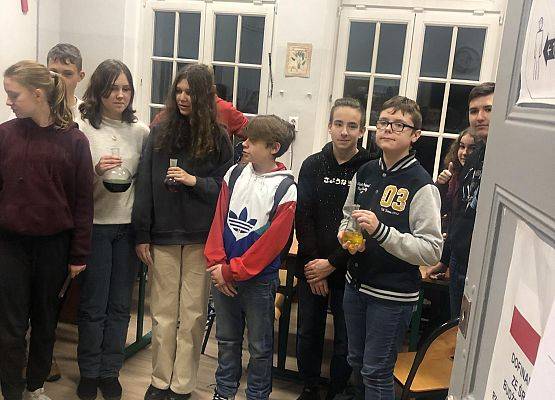 Jedna z grup z licealistami