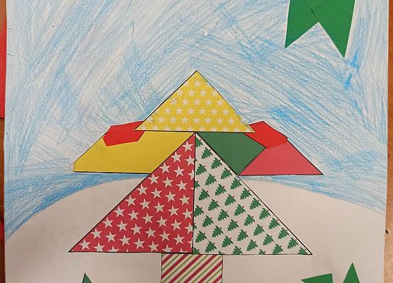 praca Kornelii i Ani choinka