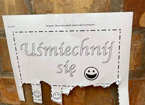 Uśmiech dla przyjaciela- oderwij i przekaż